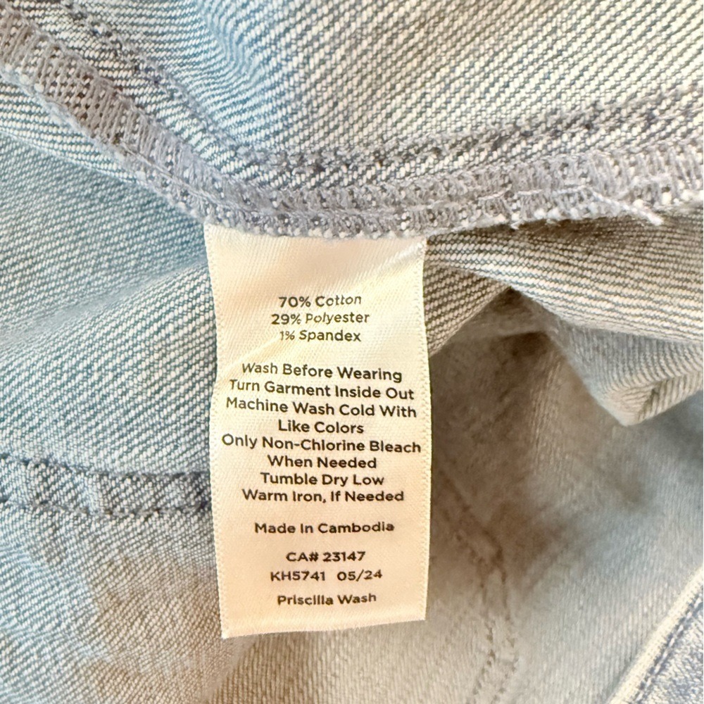 Talbots‎ Classic Blue Jeans Trousers size 12 - Picture 9 of 9